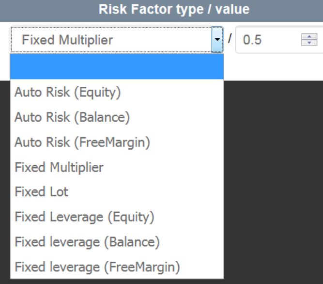 Risk factor type